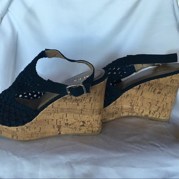 M.P.S. Wedge Open Toe Shoes - Picture 4 of 8